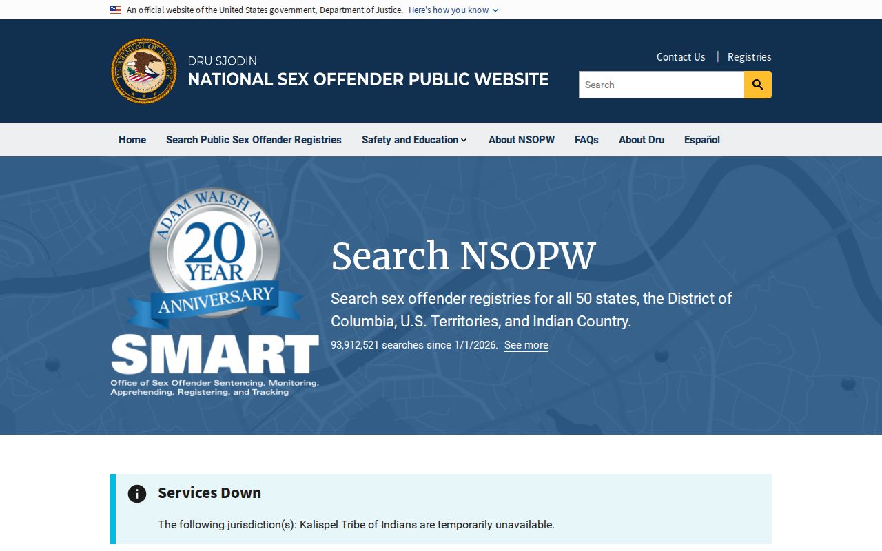 Foard County sex offender lookup through the NSOPW national registry search